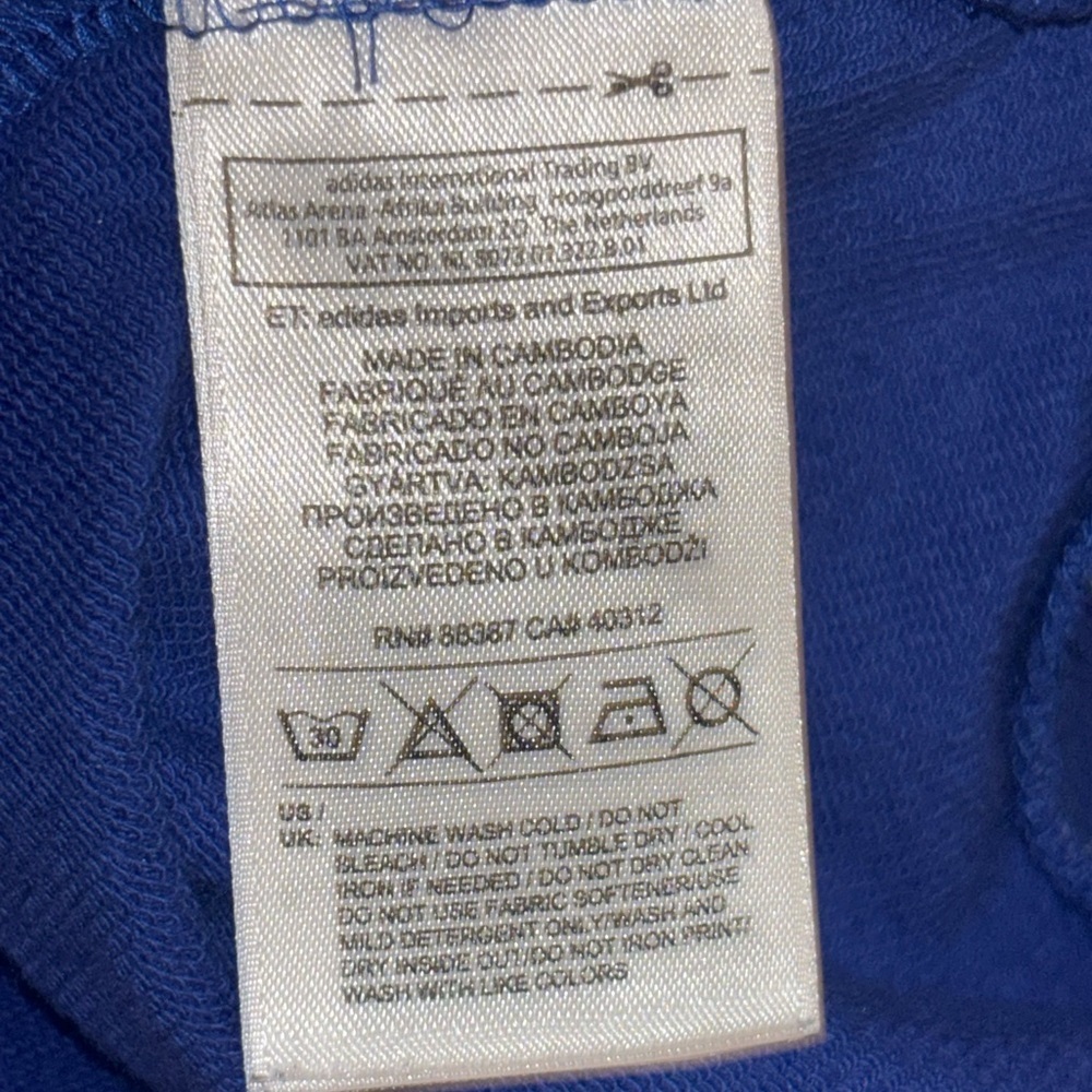 Authentic Adidas Royal Blue Crewneck - Picture 6 of 7
